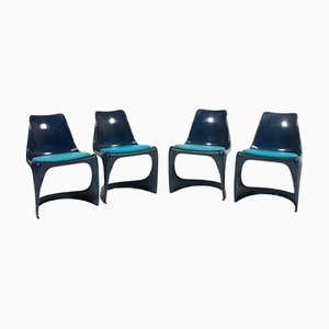 Sedie A-Line vintage di Steen Ostergaard per Cado, set di 4