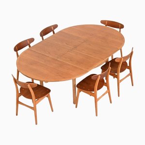 Model 140 Dining Table in Oak by Børge Mogensen for Karl Andersson, Denmark, 1955