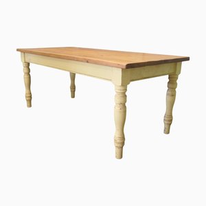 Tavolo da fattoria in pino, anni '50