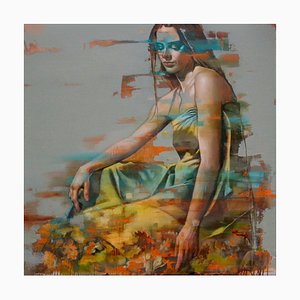 Al Saralis, Nothing Gold Can Stay 5, Oil Painting, 2024