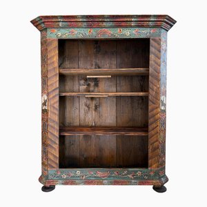 Hand-Painted Farmers Shelf, Bookcase, Tyrol Farmers Box, Riders Box G2030