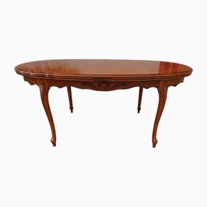 Regency Oval Extendable Dining Table, 1980s