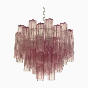Violet-Amethyst Tronchi Murano Glass Chandelier by Simoeng