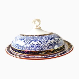 Portaburro antico della serie Lily blu di Royal Worcester, 1881