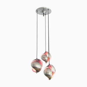 Lampada a sospensione Space Age vintage di Lyfa, anni '70