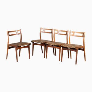 Sedie da pranzo nr. 138 di Johannes Andersen per Uldum Møbelfabrik, anni '60, set di 4