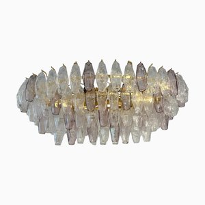 Mehrfarbiger Poliedri Murano Glas Kronleuchter von Simoeng