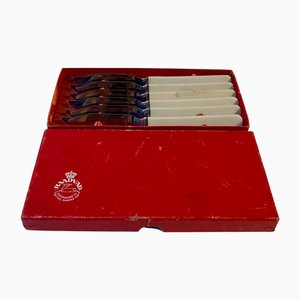 Vintage Danish Fish Knives by Kay Bojesen for USC Copenhagen, 1950s, Set of 6