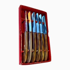 Vintage Danish Butter Knives by Jens Harald Quistgaard for Raadvad, 1950s, Set of 6