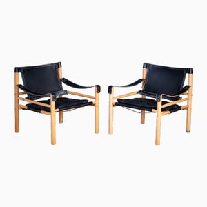 Set of Safari Chairs by Arne Norell for Arne Norell Ab Sweden, 1960s