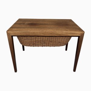 Table d'Appoint en Palissandre par Severin Hansen pour Haslev Møbelfabrik, 1950s