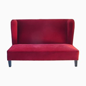 Vintage French Highback Sofa by La Fibule, 1990s