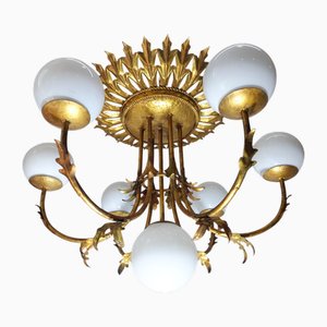 Large Vintage Regency Lamp, 1950s