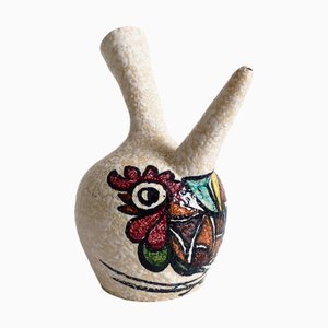 Vintage Spanish Studio Ceramic Porron by Bitossi, 1960s