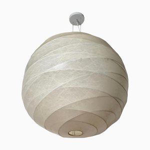 Beige Cocoon Pendant attributed to Lissoni for Flos, Italy, 2000s