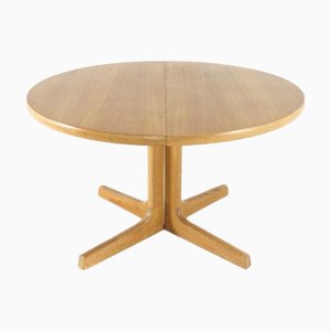 Tavolo da pranzo rotondo allungabile Nordenskov in quercia