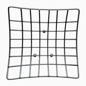 Obstschale aus verchromtem Stahldraht, 1980er