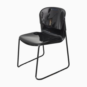 Glossy Stacking Chair by Gerd Lange for Drabert, 1980s