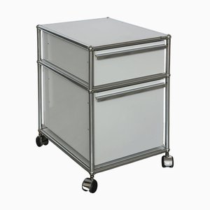 Mobile Pedestal with Drawers by Fritz Haller & Paul Schärer for USM Haller, 1980
