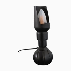 Schwarze Modell P600 Lampe von Gino Sarfatti für Artleuce, 1960er