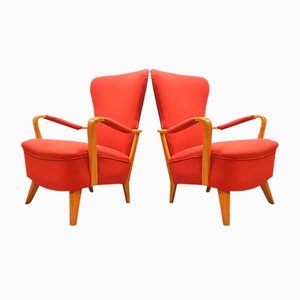 Vintage Dutch Lucie Wingback Chair by Cees Braakman for Pastoe, Set of 2