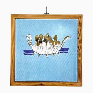 Vintage Ceramic Tile, 1970