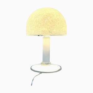 Neverrino Tischlampe aus Muranoglas, zugeschrieben Gae Aulenti für Vistosi, Venedig, Italien, 1970er
