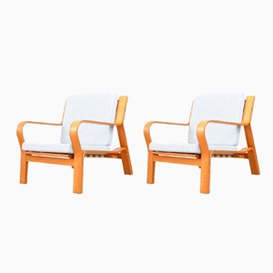 Vintage Model GE 671 Lounge Chairs by Hans J. Wegner for Getama, Set of 2