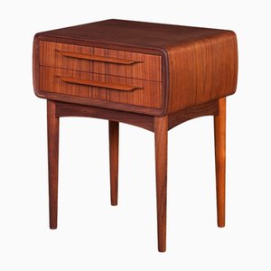 Comodino in teak di Johannes Andersen per CFC Silkeborg, anni '60