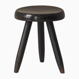 Hoher französischer Vintage Berger Hocker von Charlotte Perriand, 1950er