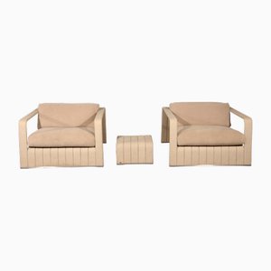Frame Your Comfort Sessel und Tisch von Paola Lenti, 2000er, 3 . Set