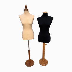 Vintage Tailors Mannequins, 1960s, Set of 2