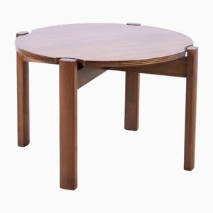 Italienischer Vintage Couchtisch mit Platte aus Schichtholz, 1960er