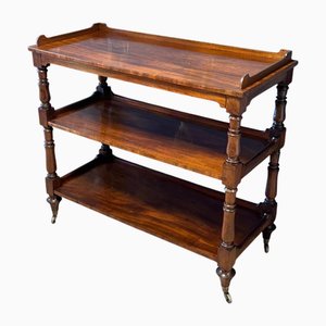 Mensola a tre livelli in mogano