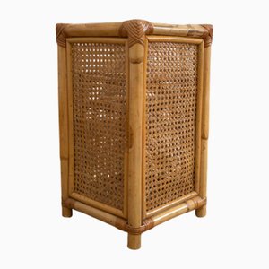 Bamboo and Rattan Umbrella Stand by Franco Albini, 1960s