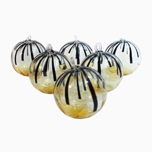 Murano Christmas Baubles by Mariana Iskra for Ribes Studio, Set of 6