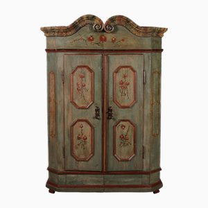Antique Bevelled Softwood Cabinet, 1800