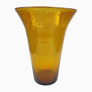 Vintage Bubble Glass Vase, 1970s