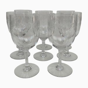 Vintage Crystal Glasses from Baccarat, 1920, Set of 8