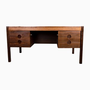 Large Danish Executive Desk in Rosewood by Christian Linneberg, 1960
