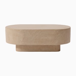 Palomā Mortex Waxed Concrete Coffee Table from PLATŌ