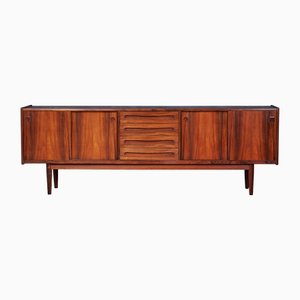 Credenza bassa in palissandro di Johannes Andersen per Uldum Møbelfabrik, anni '60
