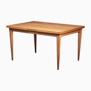 Extendable Oak Dining Table by N.O. Møller, 1960s
