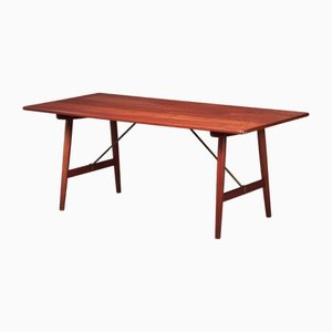 Table de Chasse avec Pieds Croisés par Erhard Rasmussen, Norvège, 1960s