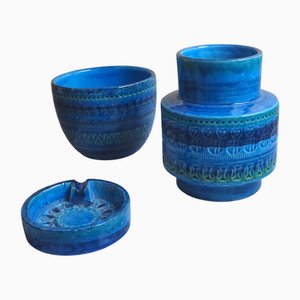 Rimini Blue Vase from Bitossi, 1960s