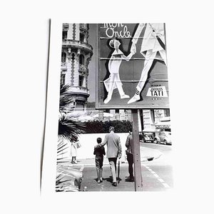 Henri Cartier-Bresson, Jacques Tati y Alain Becourt, Fotografía, 1958