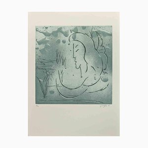 Guelfo Bianchini, The Muse, Etching, 1995