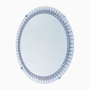 Espejo de pared de Cristal Art, Italia, años 60