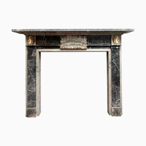 English George III Style Specimen Marble Fireplace Mantel
