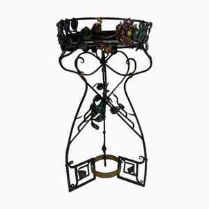 Portafiori Art Nouveau forgiato, anni '20-'40